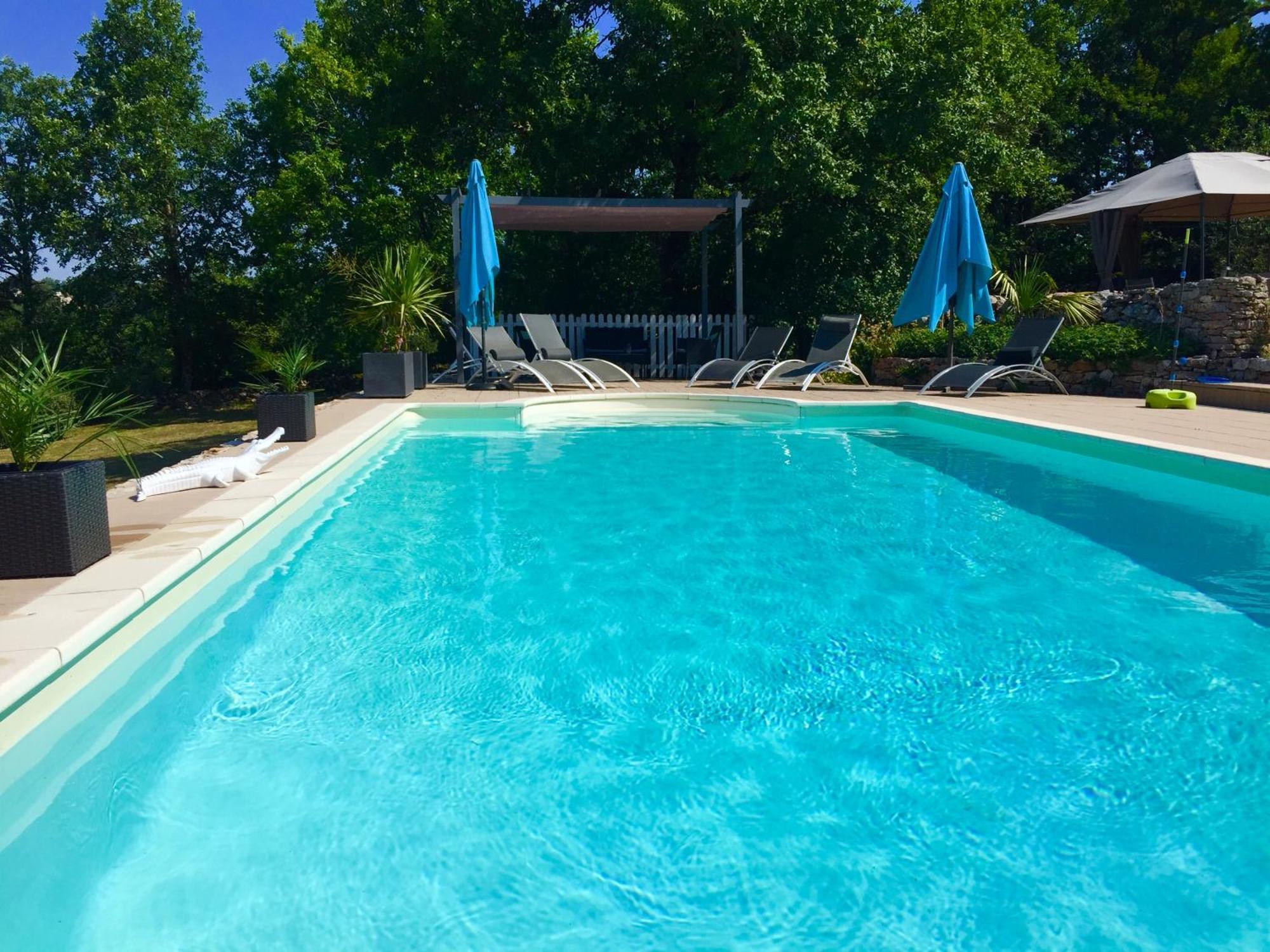 Maison De Campagne Avec Piscine Béduer Dış mekan fotoğraf